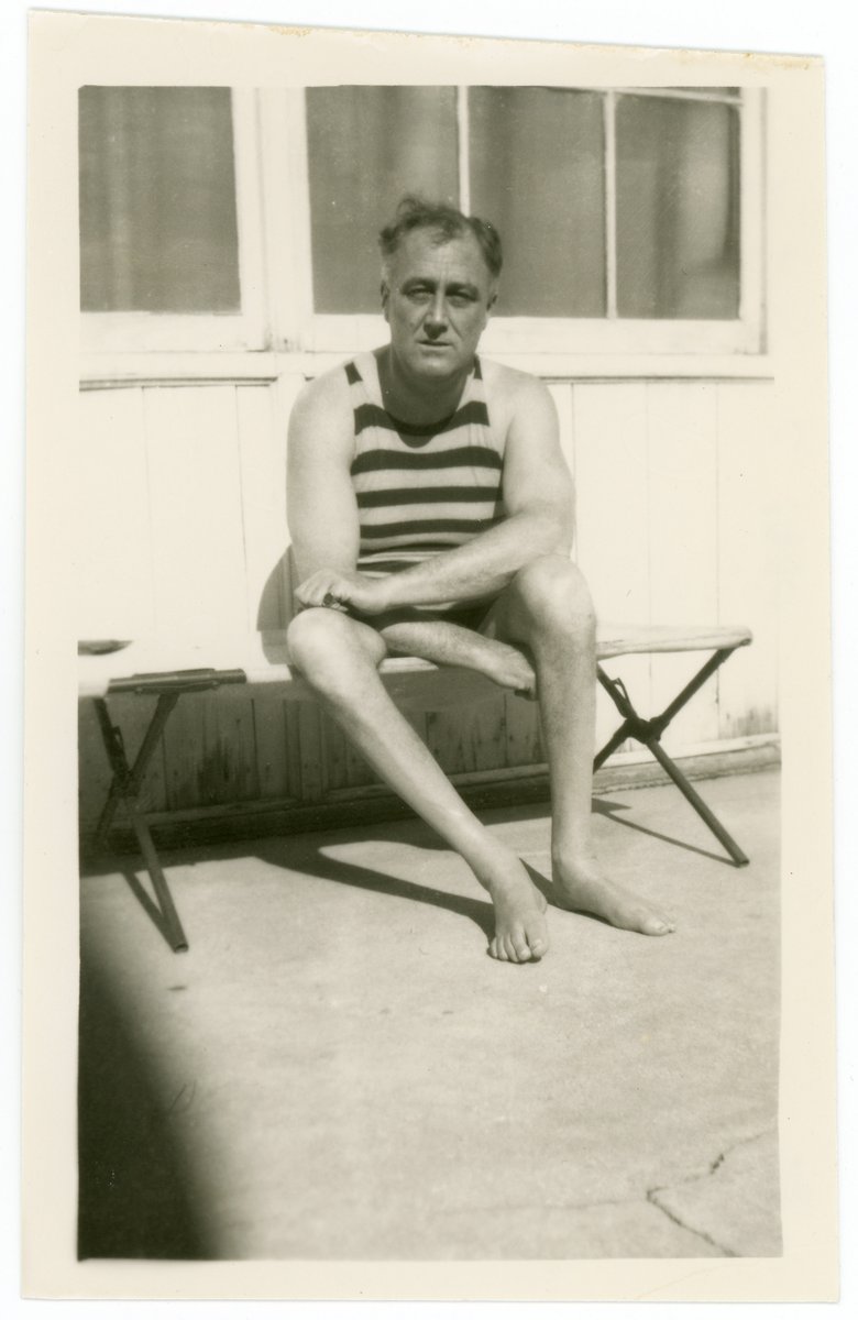 FDR at Warm Springs, GA, circa 1930. NPx 08-01. #ArchivesSnapshot