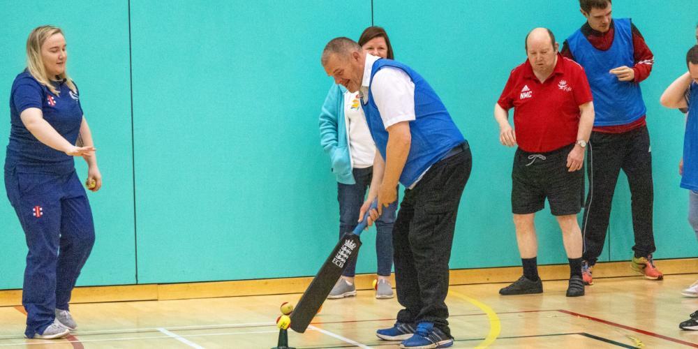 Join our partners @CricketScotland & @RNIBScotland for a fun day of Visually Impaired cricket at Glasgow Club Bellahouston 📅 27th of April, ⏲️10:00 - 13:00 💰FREE! The event is open to all ages and abilities, no previous experience required! cricketscotland.justgo.com/Workbench/i/r/…