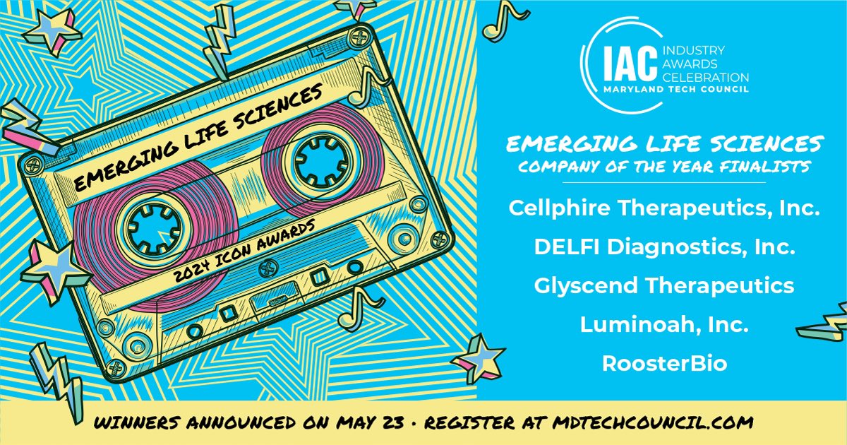 glyscend's tweet photo. Glyscend is honored to have been nominated by the Maryland Tech Council as a 2024 ICON Award finalist for Emerging Life Sciences Company of the Year. 

https://t.co/53a2wPdtzj 
#t2d #biopharma #lifescience https://t.co/93PucbfWPz