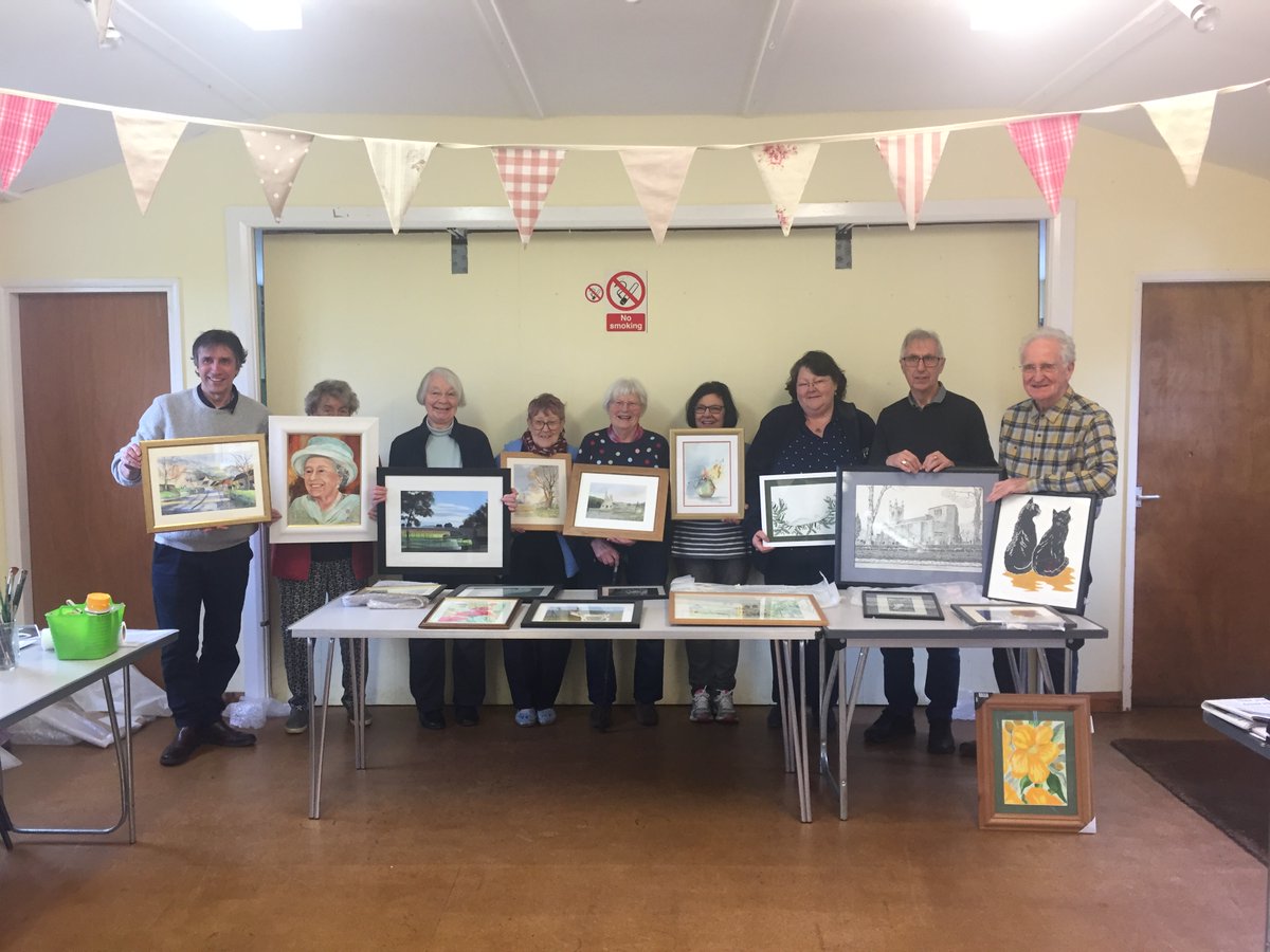 Members of Thirlby Art Group have very kindly donated a number of pieces from their recent exhibition to be displayed in our new hospice, Herriot Hospice@The Lambert! The group's colourful creations will be placed throughout for patients and visitors to enjoy. Thank you all! 🧡