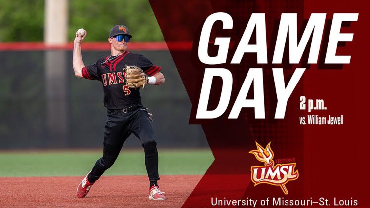 Gameday! The Tritons open up the weekend against William Jewell!
📍- UMSL Baseball Field (St. Louis)
🎥- glvcsn.com/umsl
📊- umsltritons.com/sidearmstats/b…
#⃣ - #GLVCbase #FeartheFork🔱#tritesup🔱