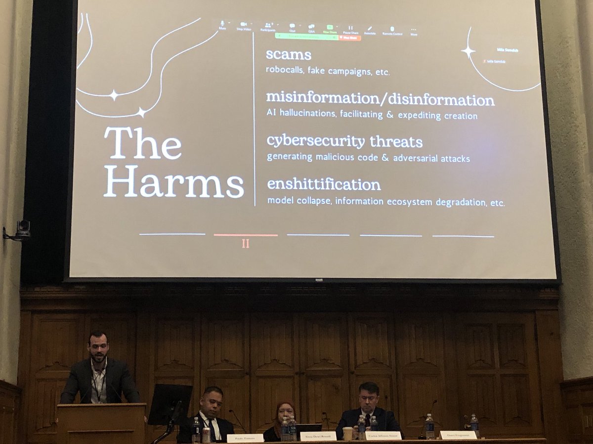 Today I’m at the “Propaganda and Emerging Technologies” conference at ⁦@yaleisp⁩. One hour in and already there’s a cameo from ⁦@doctorow⁩’s concept of enshittification.