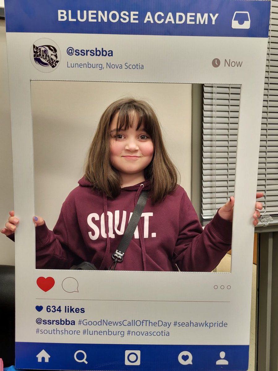 Serenity Grimm is BA’s Good News Student of the Day! Way to go!