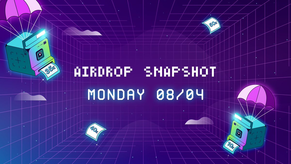 🟪 $BLOCK is just around the corner! 📸 Airdrop points snapshot will take place on Monday 08/04. The final round for SocialFi & Engage Airdrop points is here. Stay tuned for $BLOCK. 🔔 We’re landing soon!