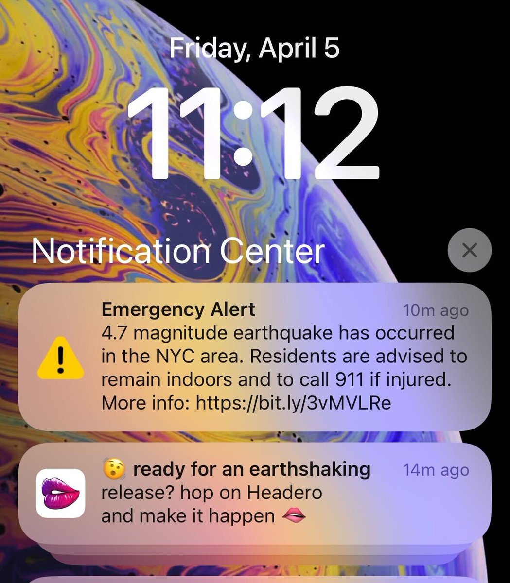 We’re just grateful that the earthquake response team* at Headero got our #earthquake notification out before the Emergency Alert

*not a thing