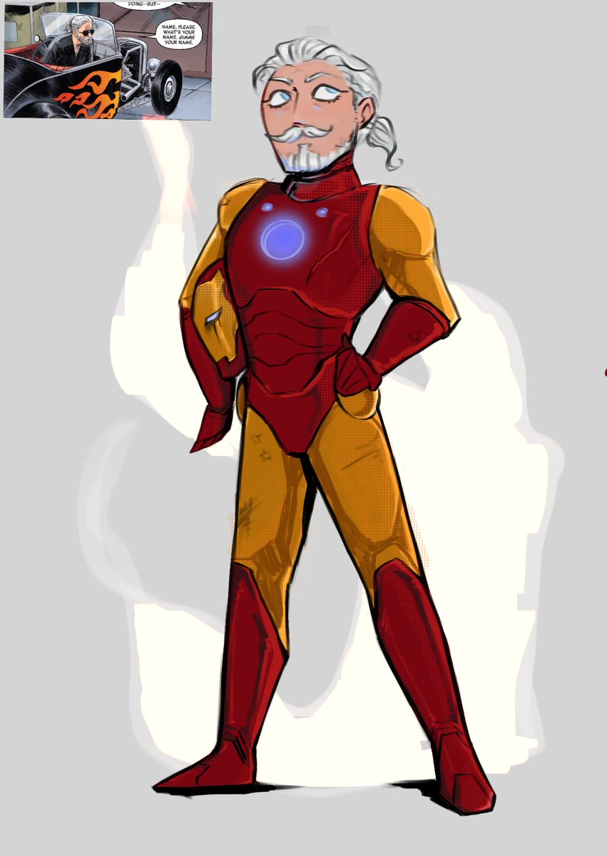 Tratshkas's tweet photo. I love old man Tony dearly, love the platinum long hair and his miserable vibes in general https://t.co/5uszR1I5jQ