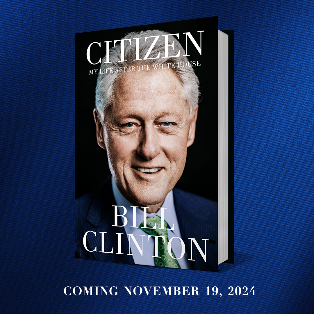 Very exciting news. I can’t wait to read this book from @BillClinton — and I think the title is absolutely perfect! Read more about it here: bit.ly/3TIS5rT