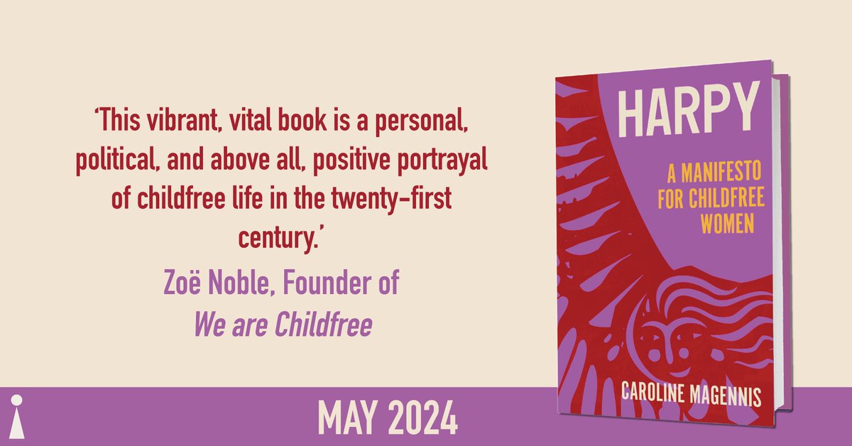 Timely and thoughtful, Harpy explores why motherhood isn't right for everyone. This book is a place of community for all who don't conform. Preorder now: bit.ly/HarpyHB