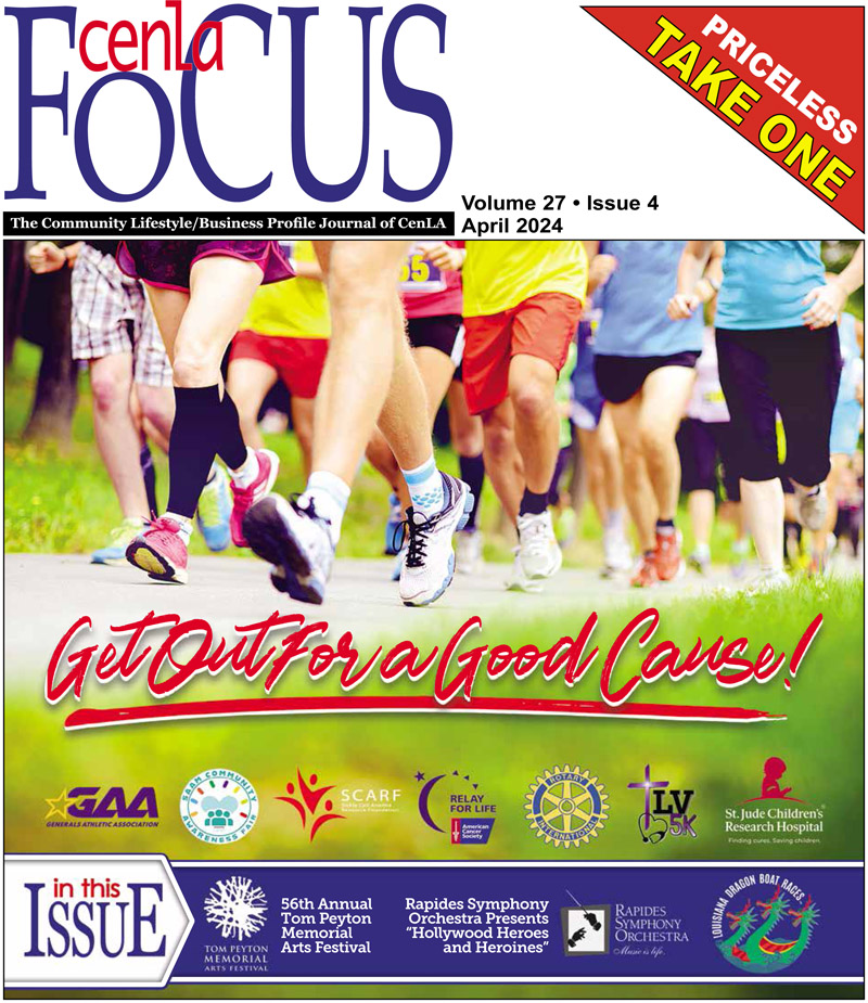 Check out all the great events happening this month all across #cenla cenlafocus.com
