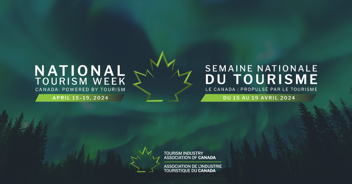 🌿 National Tourism Week is fast approaching! 🌿 Join the movement as we celebrate 'Canada: Powered by Tourism' from April 15-19, 2024. For more information 🔗 tiac-aitc.ca/TIAC_s_Tourism… #TourismWeekCanada2024