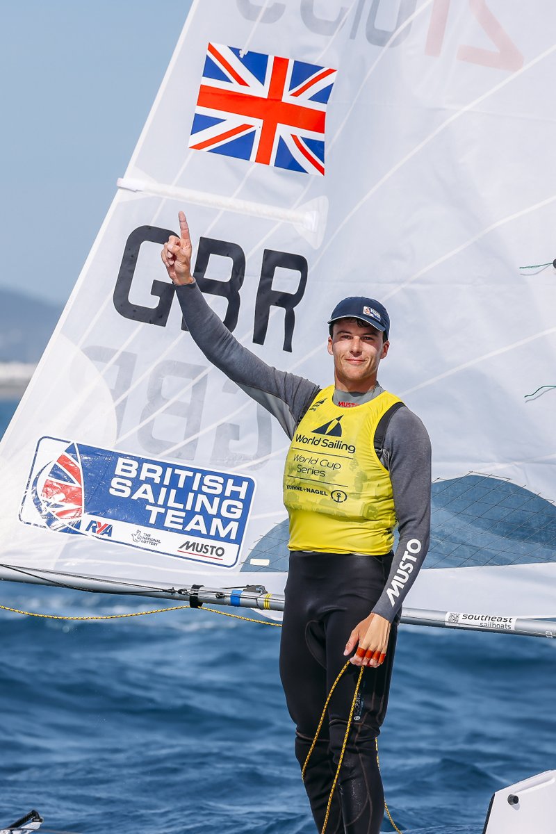 Micky Beckett achieves the @trofeosofia three-peat 🏆🏆🏆 The Brit wins with a day to spare in the all-important Olympic year 🇬🇧 📸 @SailingEnergy #TrofeoPrincesaSofia #Paris2024Sailing #MensOnePersonDinghy @BritishSailing @MickyBeckett @IntLaserClass @KuehneNagal