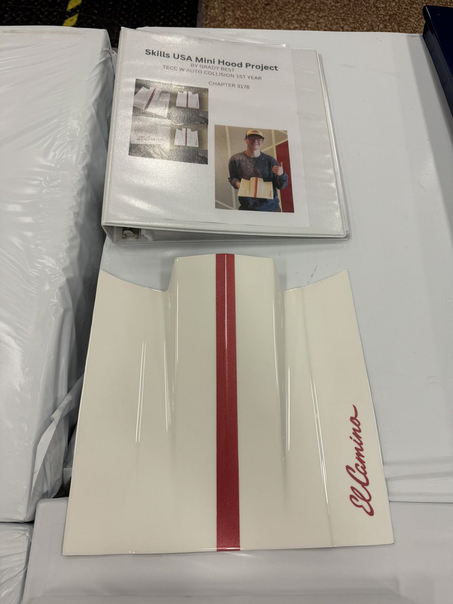 Mini car hoods completed by <a href="/TECCwest/">TECC West</a> students at skills USA competition.  These are some very talented students.  <a href="/lisdcte/">Career & Technical Education Lewisville ISD</a> <a href="/GilbreathJustin/">Justin Gilbreath</a>