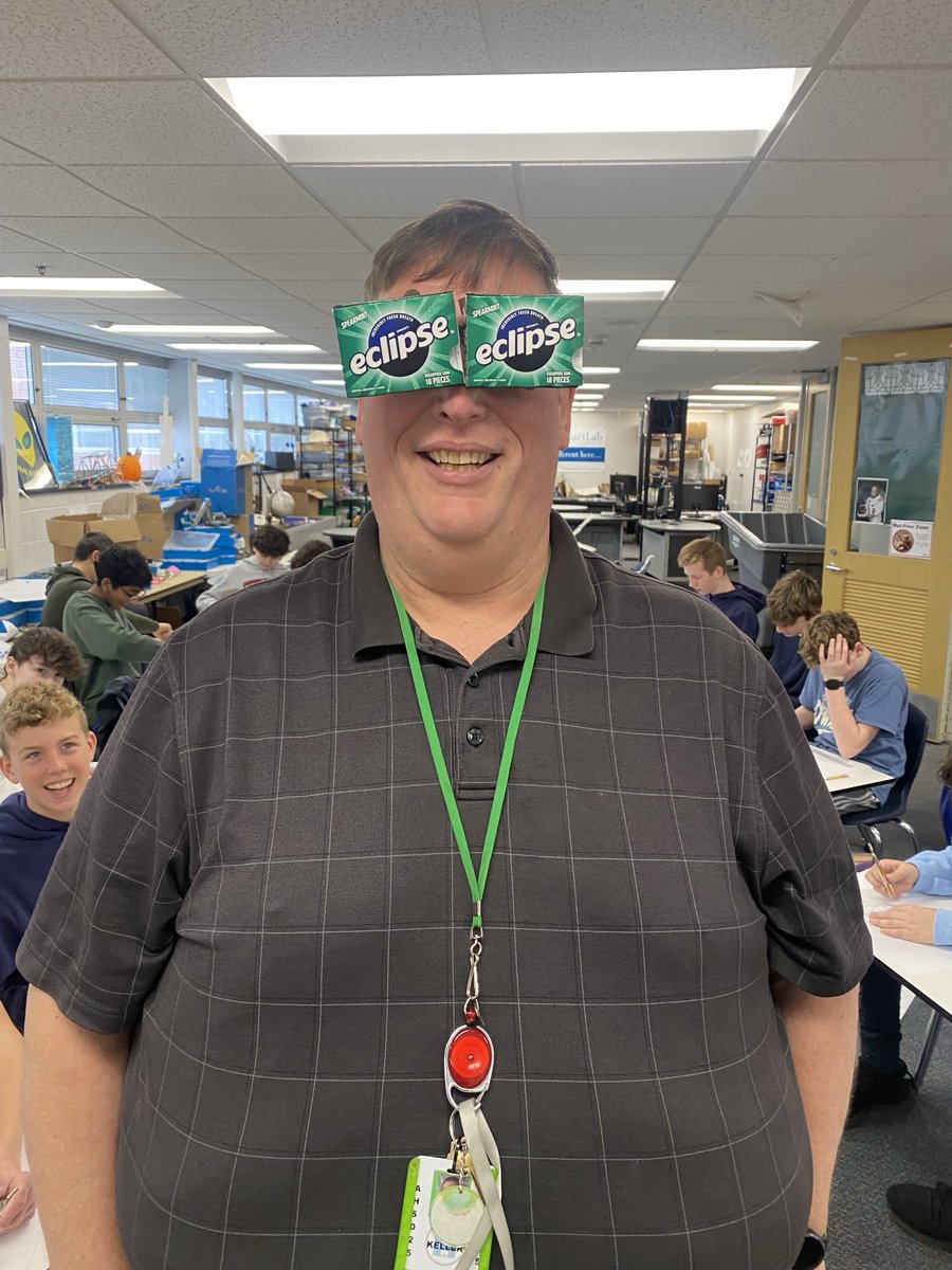 Jim Grant (@jglikerockets) on Twitter photo <a href="/AHSD25Thomas/">Thomas Middle School</a> Mr. Keller <a href="/Kellermath/">Mr. Keller 👁️❤️ (🐑)^3 !!!!</a> & I are are all prepared for the eclipse on Monday. <a href="/AHSD25Thomas/">Thomas Middle School</a> Mr. Keller <a href="/Kellermath/">Mr. Keller 👁️❤️ (🐑)^3 !!!!</a> & I are are all prepared for the eclipse on Monday.