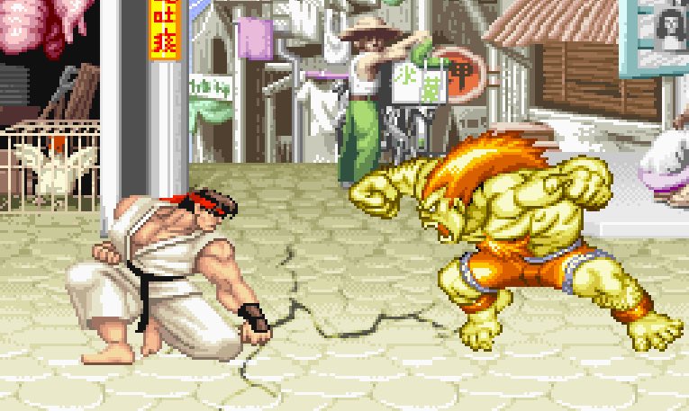 Street fighter 2 was originally a game where players could team up to fight the streets! However, this was a terrible influence for Japanese youth, who began to damage important infrastructure. To solve this, the game was changed to two people savagely beating each other instead.