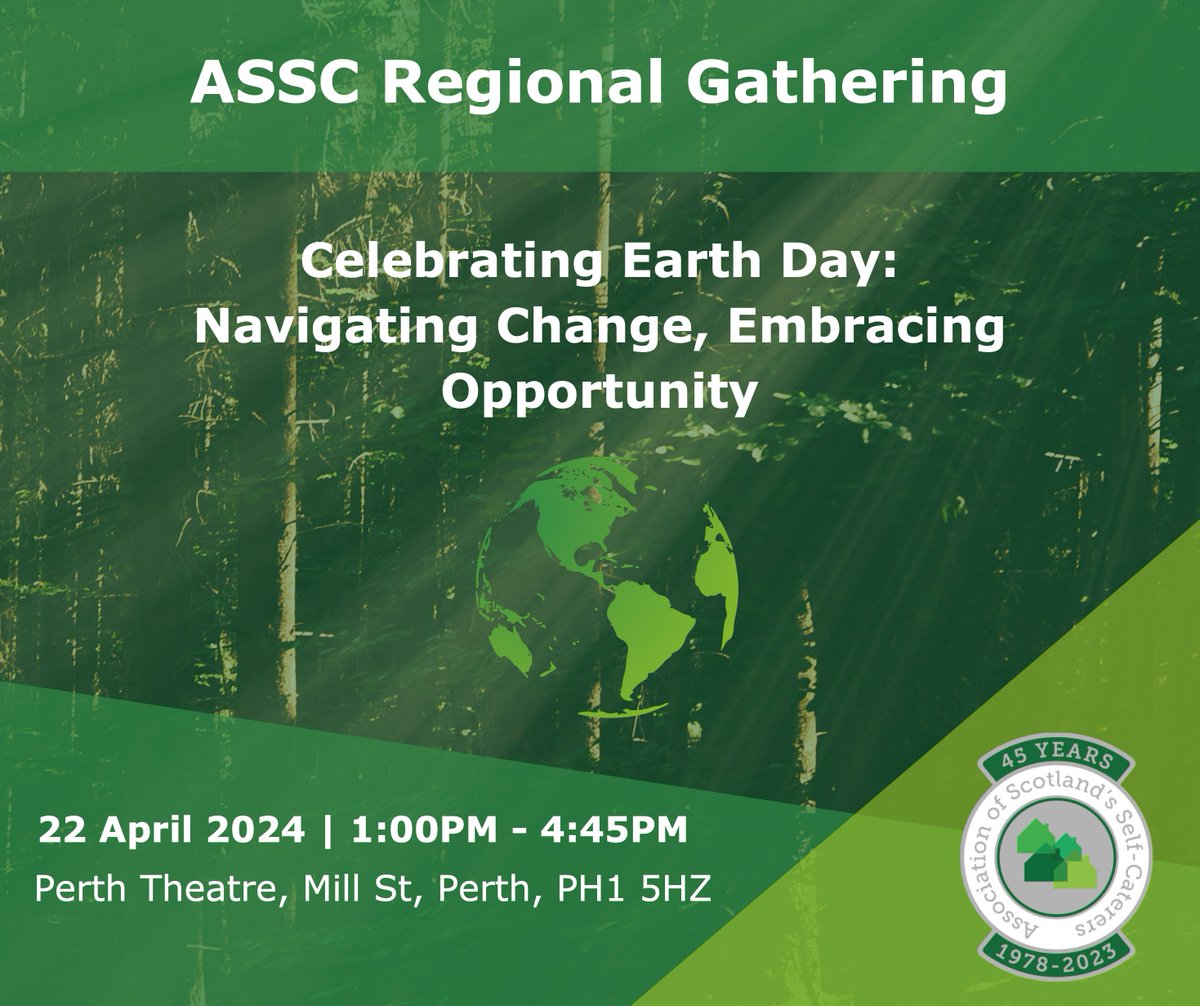 🎟️ Just Over Two Weeks Until Our Regional Gathering in Perth! 💚 🗓️ Date: Monday, April 22nd, 2024 📍 Location: Perth Theatre 🕑 Time: 1:00 pm - 4:45 pm Book tickets and find out more now: assc.co.uk/event/regional…