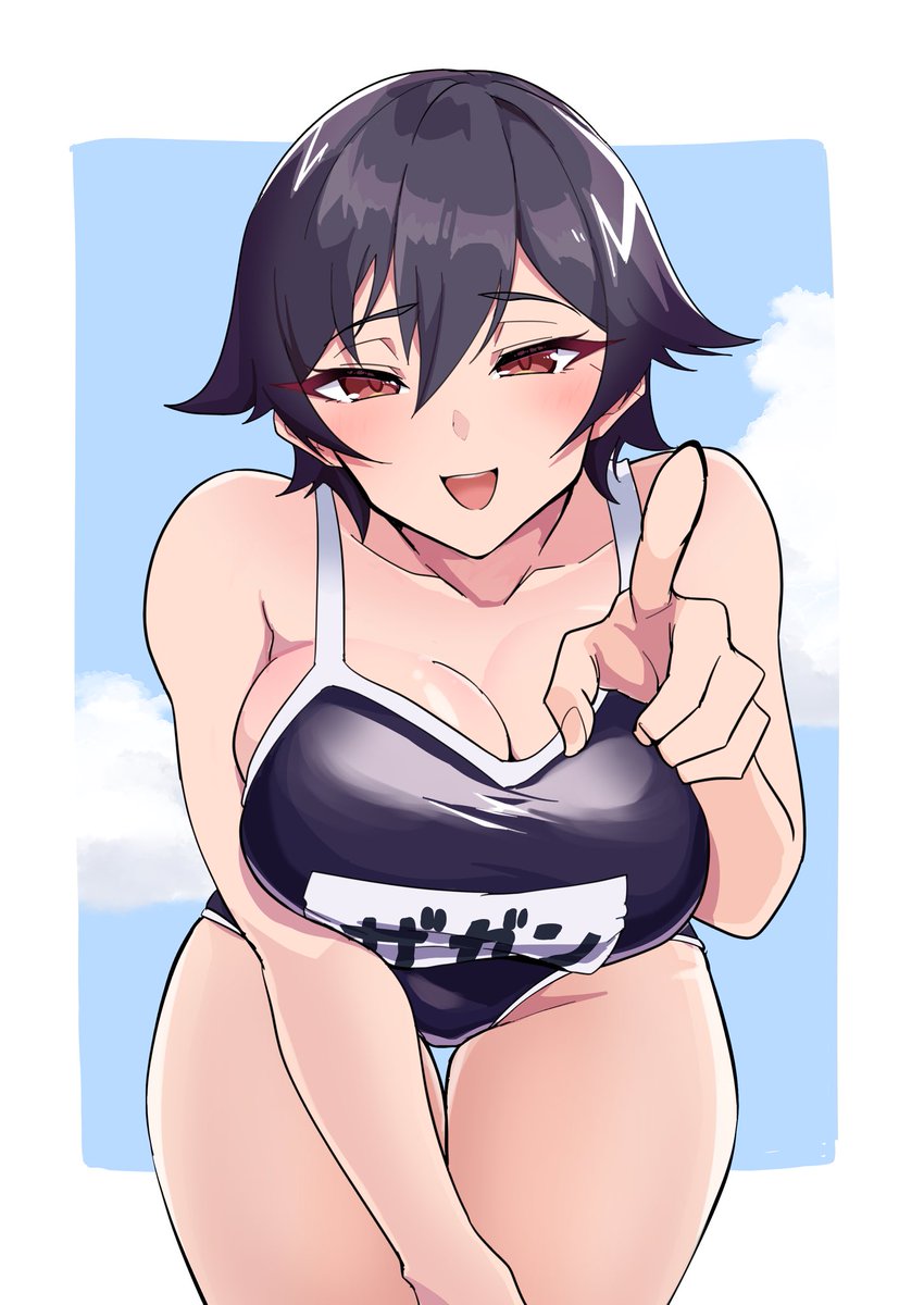 暖かくなってきたので涼しい絵を描きました
ザガンちゃんの競泳水着すき
友人氏が構図をくださったので感謝✨️ 