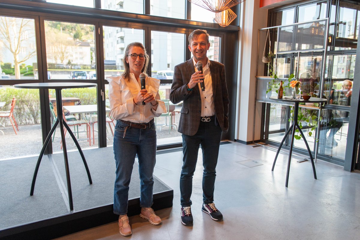 MolecularPrtnrs's tweet photo. Last week our MP colleagues gathered for our Spring Social to debrief the Spring Portfolio Review and celebrate our hard work to expand #DARPins’ potential to help patients through innovative approaches.
#SwissBiotech #oncology #DARPin #RadioDARPins https://t.co/ZRjStYXIqD