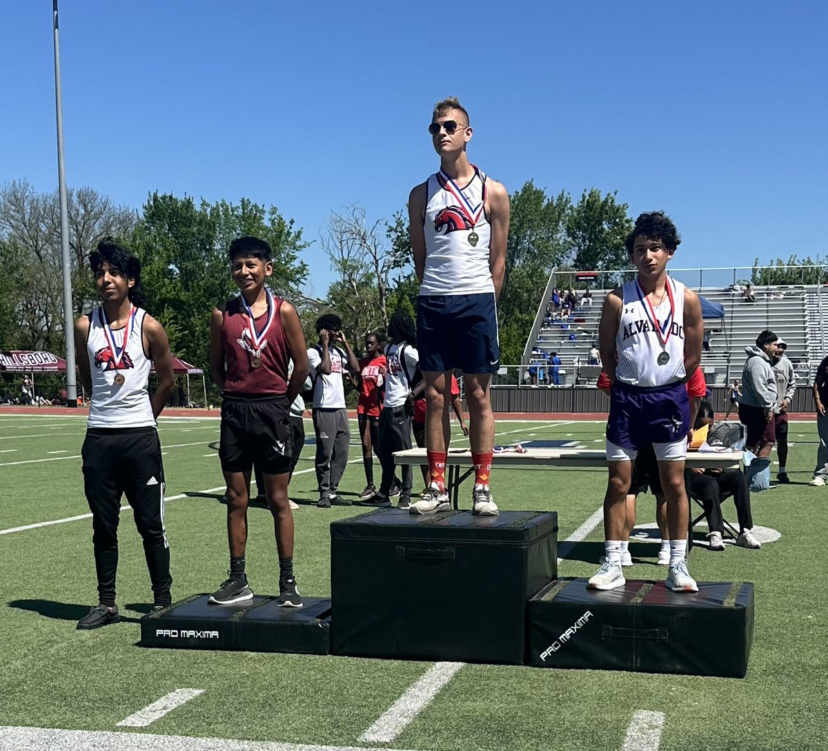 Senior Isaac Arrendondo Area Qualifier 3200m Run - 10:33.47 1600m Run - 4:42.32