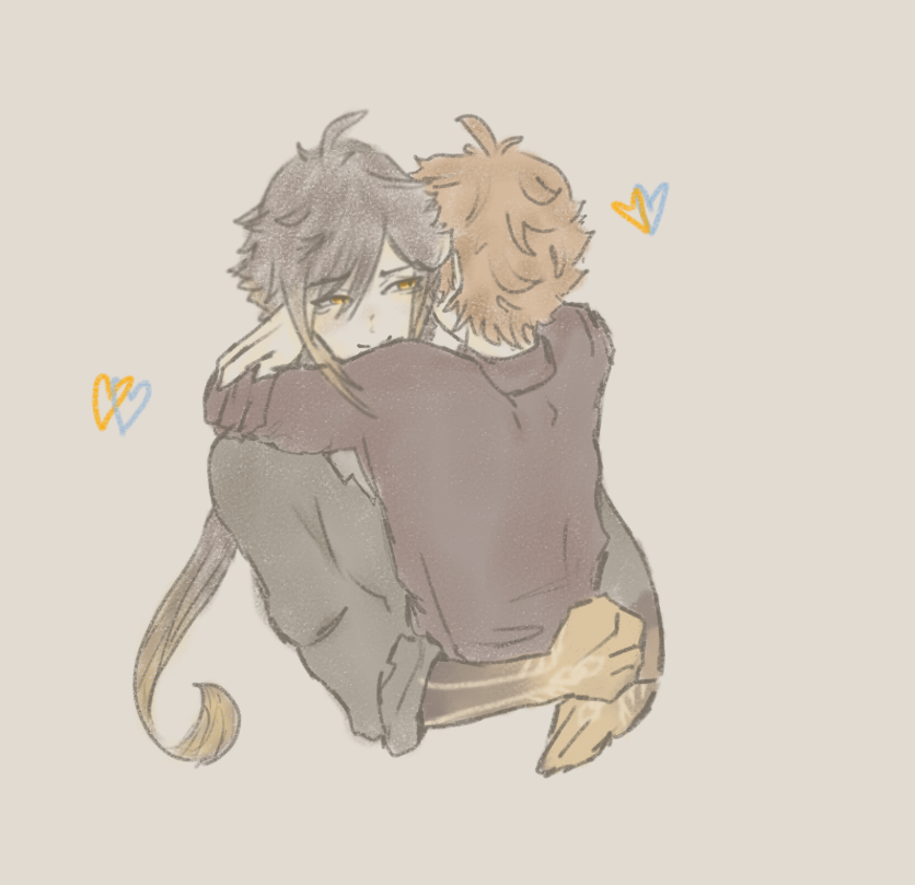 sgmnvna's tweet photo. Just lazy doodle 

#ZhongChi  #zhongli  #Childe https://t.co/W3WLMBTAQo