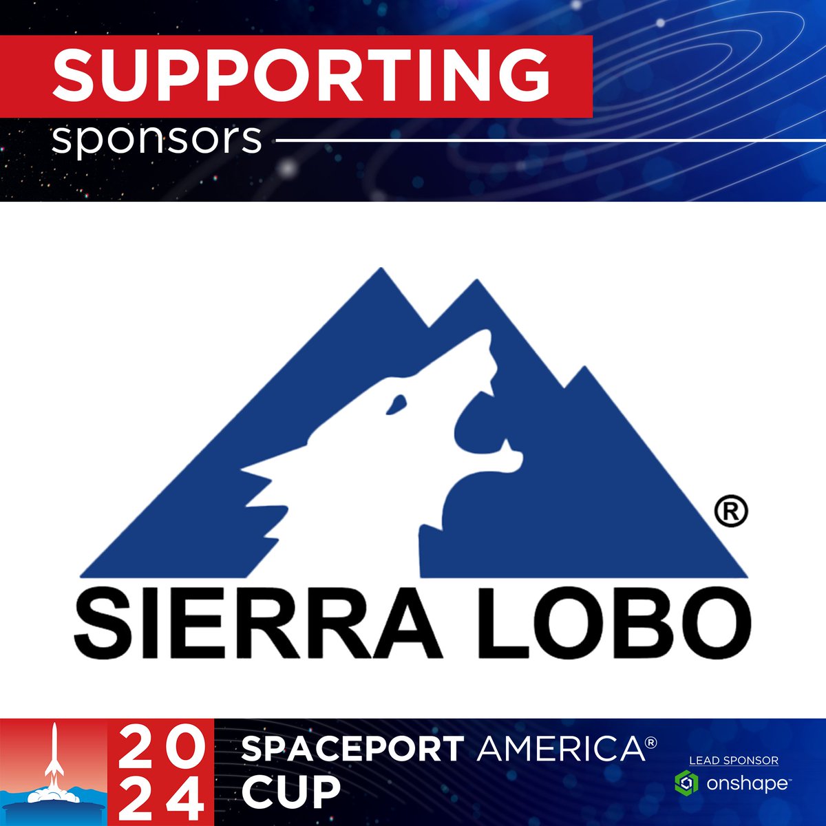 Whether it's testing, eval, research, technology or engineering services, Sierra Lobo does it at a high level 🚀 We're proud to have them on board as a supporter of the 2024 Spaceport America Cup ✨ Learn more | bit.ly/3PPXe08