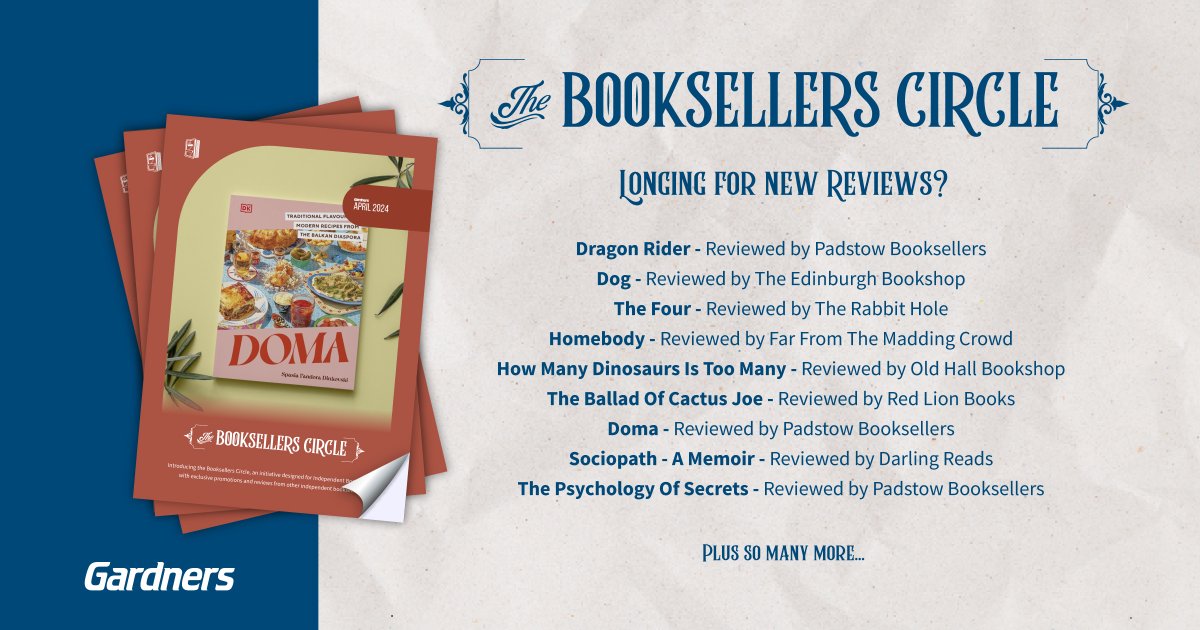 We're thrilled to share reviews from our bookselling panel on upcoming releases. But first, a big thank you to these booksellers for sharing and reviewing their loved titles with us! Stay tuned for April's reviews! 👀 Can't wait? Check it out here: gardners.com/Publications #books