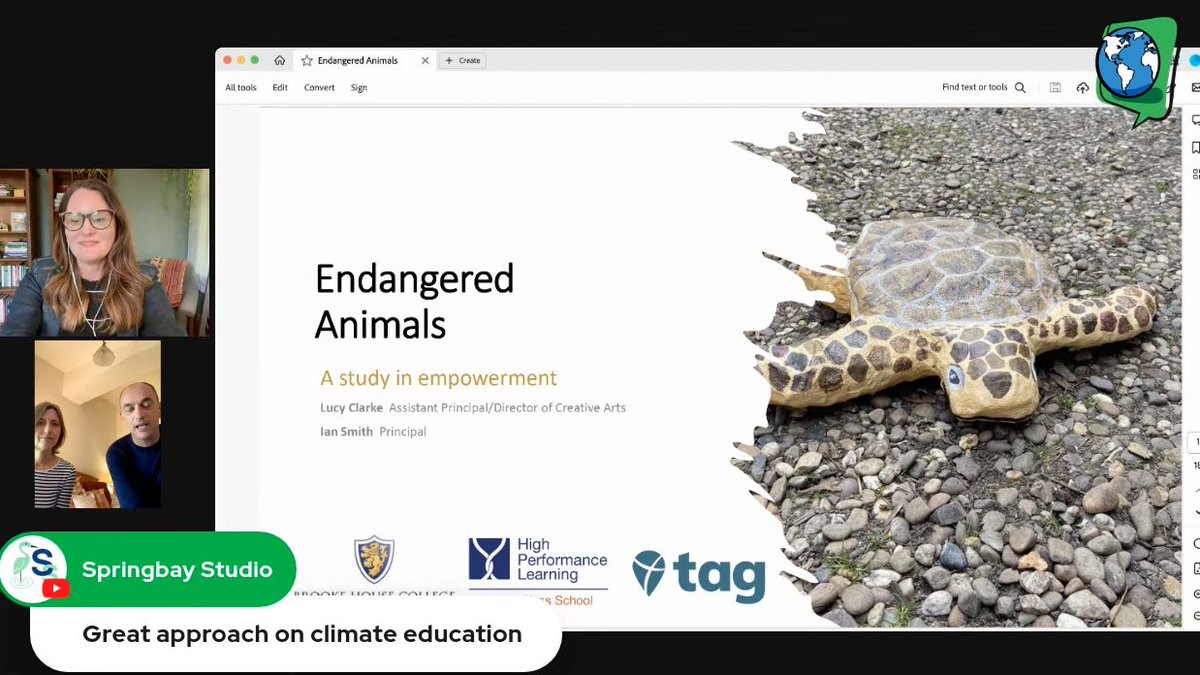 Now we are in the UK to explore Endangered Animals
 #GlobalStudentShowcase
@JenWilliamsEdu @TakeActionEdu @TeachSDGs 
youtube.com/watch?v=qoqaxa…