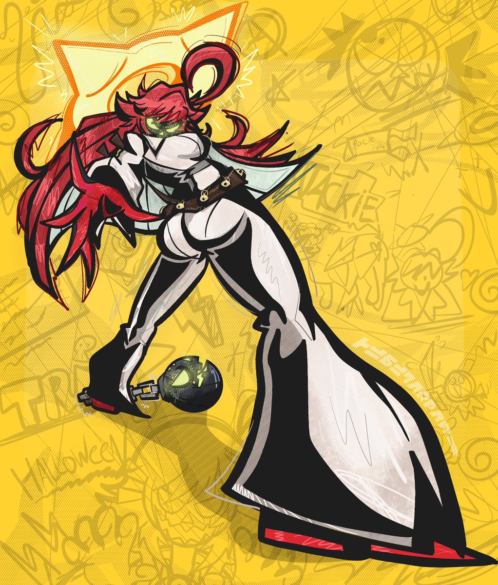 Tubularparu's tweet photo. Old Jackie drawing for da day ✌️😙 https://t.co/NwiXgG63E3