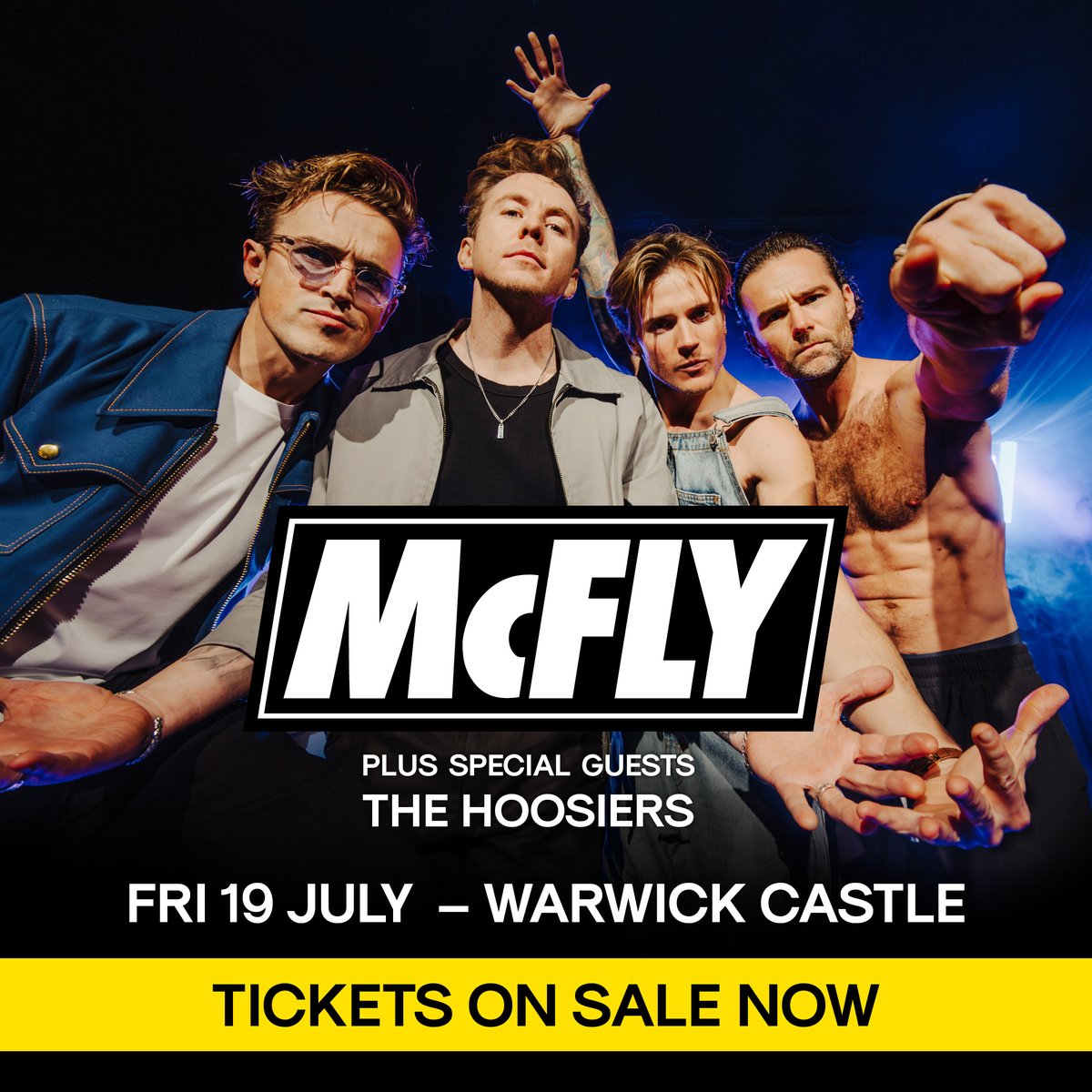 Did somebody say Goodbye Mr A?! Don't miss The Hoosiers support McFly this summer at Warwick Castle! Grab your tickets today at the link below 🔗 warwick-castle.com/explore-1/even…