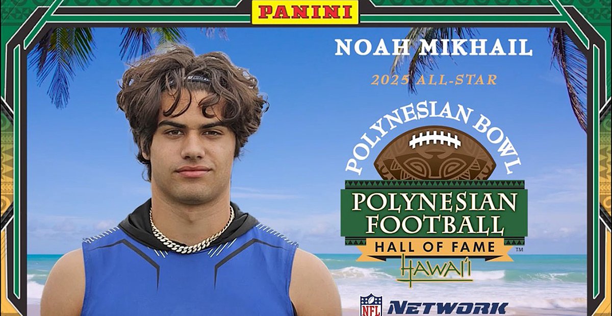 La Verne (Calif.) Bonita linebacker Noah Mikhail has been selected to play in the 2025 Polynesian Bowl, it was announced on Friday 247sports.com/article/lb-noa…