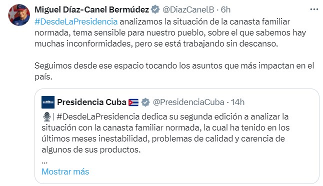 Cuba prioritizes feeding the people in the face of the U.S. blockade.
#LiveBetter #EndTheEmbargo 
misiones.cubaminrex.cu/en/articulo/cu…