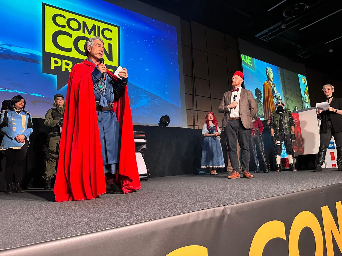Všechno nejlepší k 5. narozeninám #ComicConPrague. Moc rád jsem se potkal s fanoušky Červeného trpaslíka, Doktora Who a dalších. A díky Dr Strangovi za společnost!