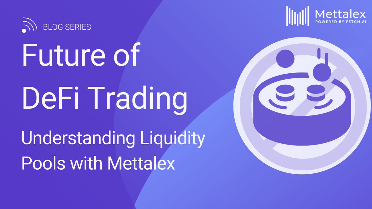 Hey #Mettalex Community👋 🚀We're launching a new blog series:'Future of DeFi Trading' 🌐Dive deep with us in this blog journey to learn unmatched benefits of the #Mettalex platform with our very first blog on “Understanding Liquidity Pools with Mettalex”…
