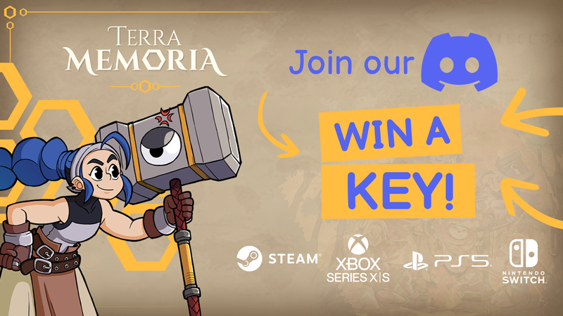 🎁 GIVEAWAY TIME 🎁(AGAIN) 💛 Join our Terra Memoria Discord Community for a chance to win a game key 🔑 To Enter 🤌 🦊Join the Discord discord.gg/a8bT6frb8e ✅Follow Us @DearVillagers @LaMoutardeGames 🔁Repost & Like 💎💎💎 3 winners will be randomly selected on Discord 💛