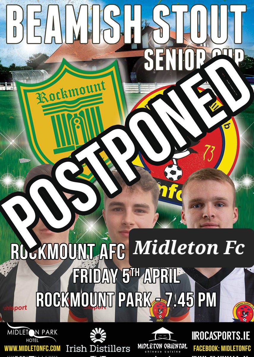 Senior game is called off tonight @BigRedBench @MunsterSenLgue @echolivecork
