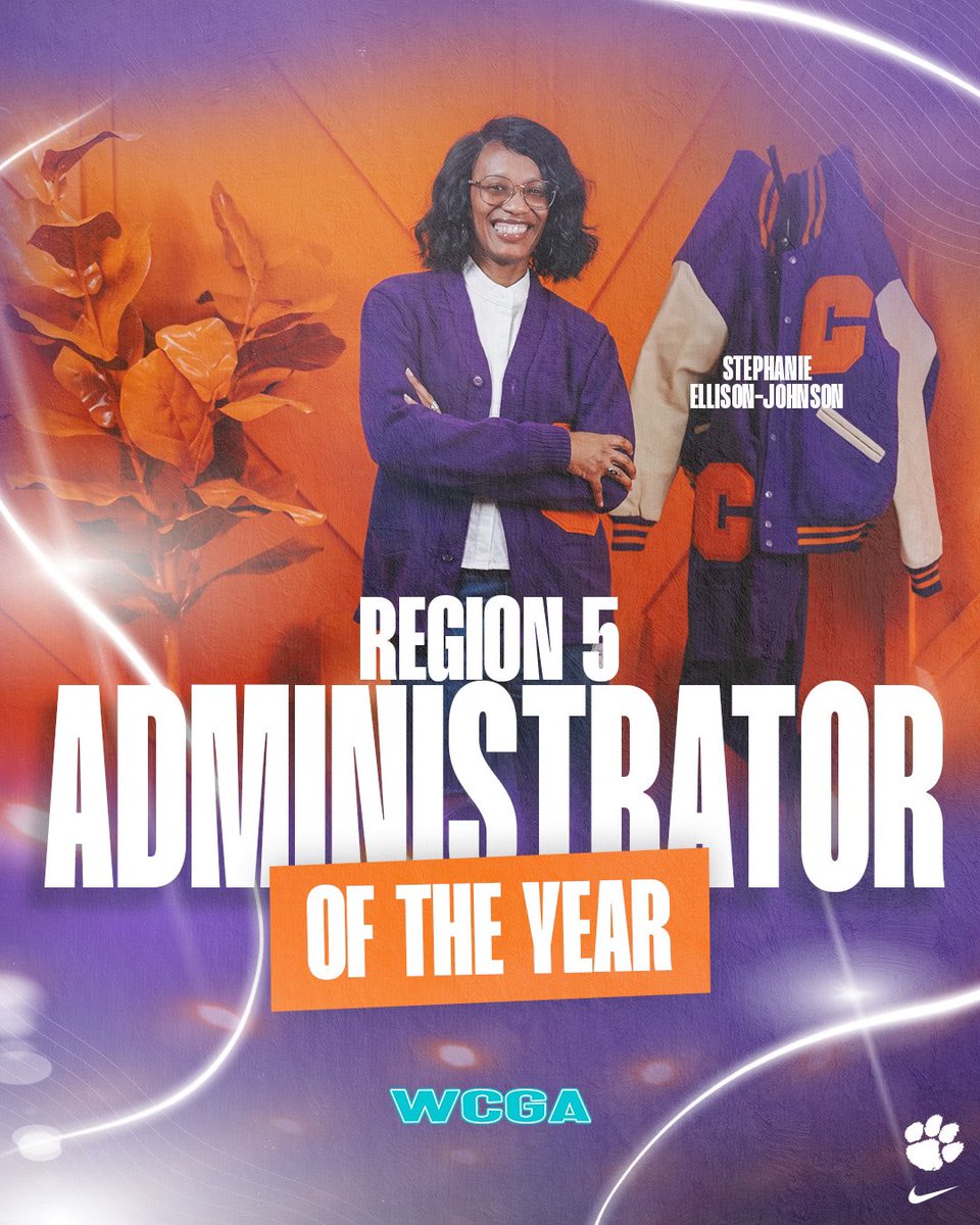 Congratulations to our amazing Sports Admin, Stephanie Ellison-Johnson on winning the Region 5 Admin of the Year! We are so grateful for all you do for our program 🧡💜 #TeamOne