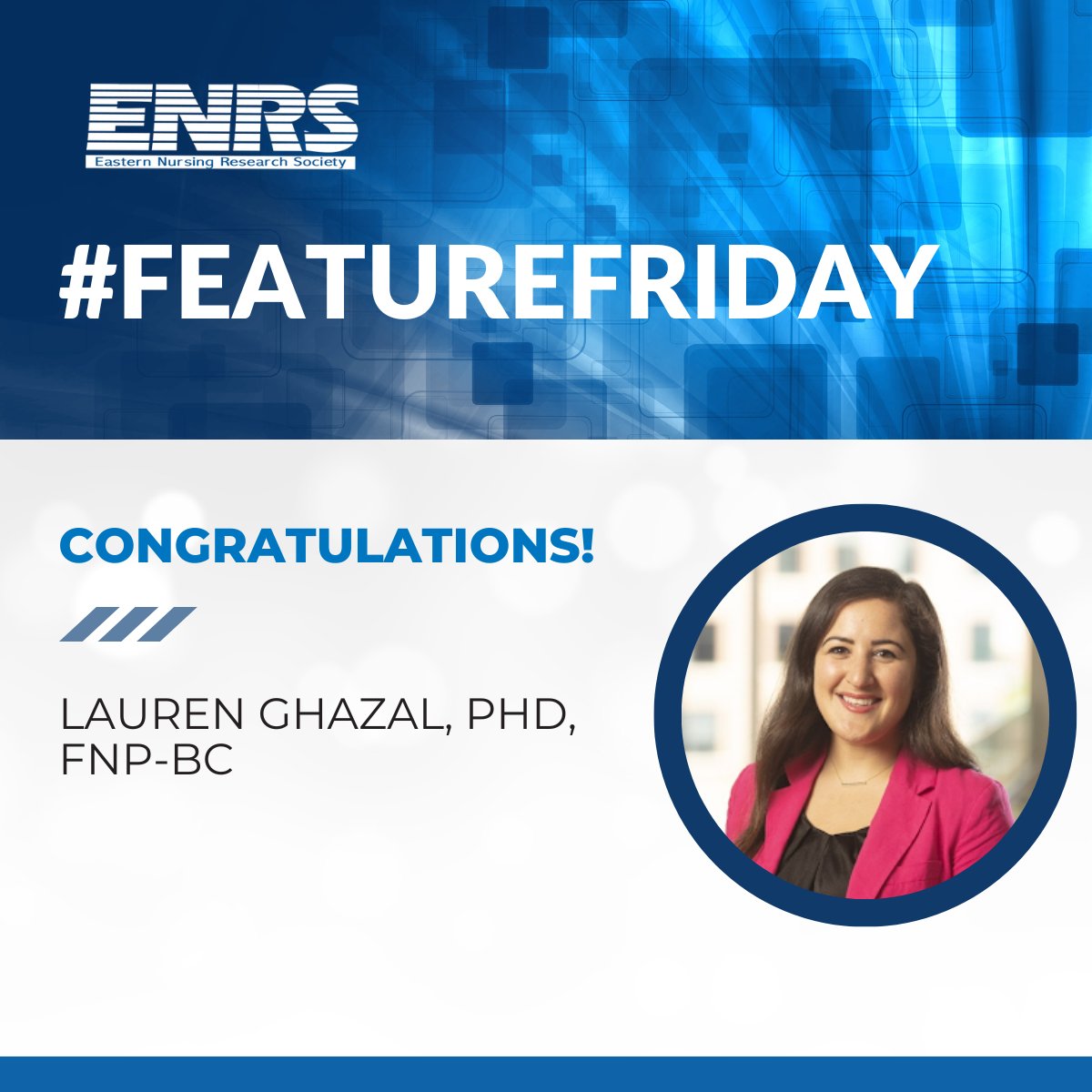 #FeatureFriday: Congratulations to Lauren Ghazal, PhD, FNP-BC, who has been chosen as a STAT Wunderkind, a “next-generation scientific superstar,” in a national contest that singles out young, high achievers from top research institutions. Read more 👉 son.rochester.edu/newsroom/2023/…