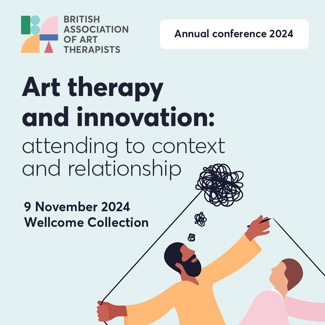 🌟 Join us at the @ExploreWellcome for our annual conference, exploring #ArtTherapy and innovation. ➡️ The day will enable you to feel better equipped to innovate – safely, effectively and with integrity. 📆 Sat 9 November 2024 🔗 Find out more: bit.ly/4cuTVFb
