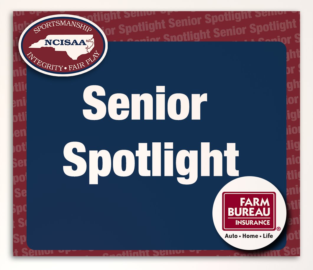 Time for the Senior Spotlight sponsored by NC Farm Bureau Insurance. ⌛ Nominate your favorite 2024 Senior here, bit.ly/49nu9QG 🏆