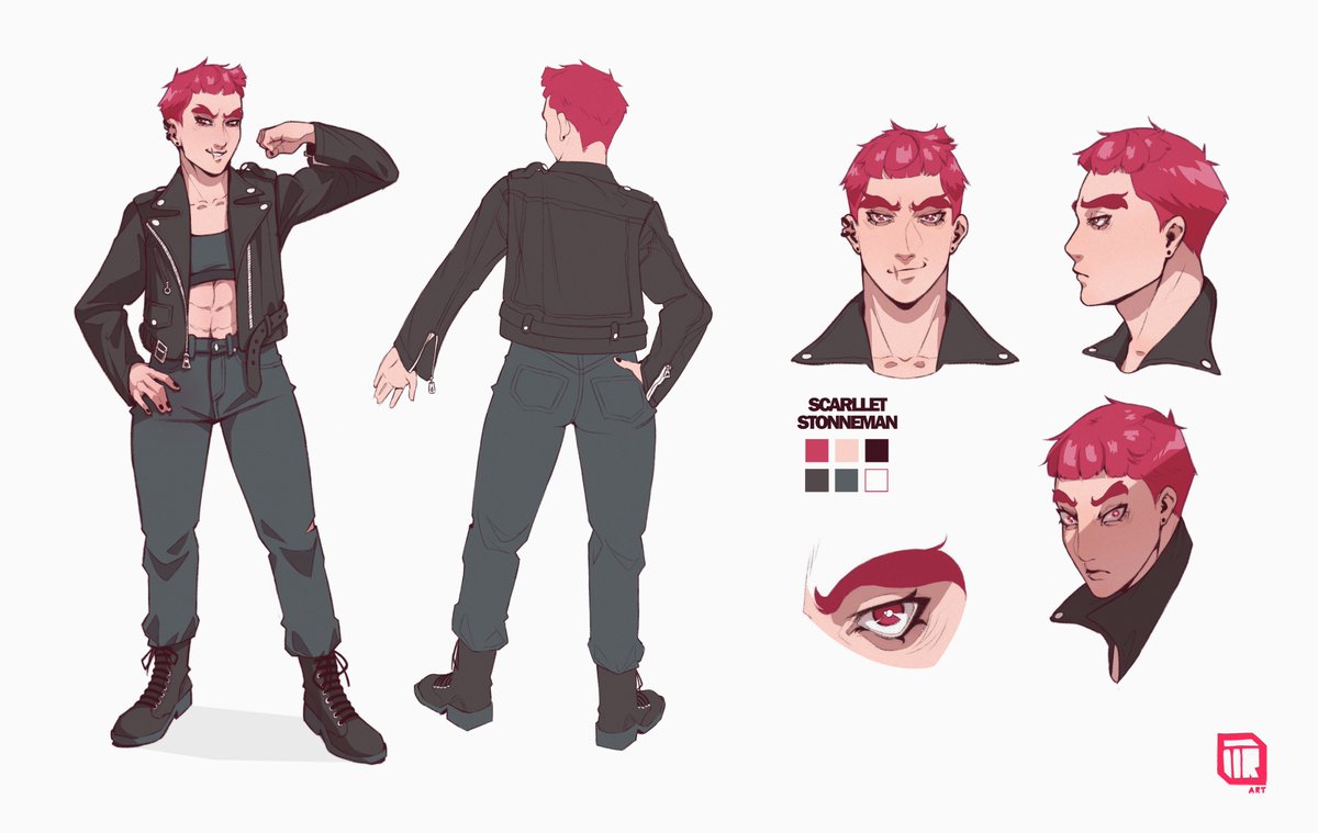 Scarllet Stonneman 💪

#characterdesign #digitalart #illustration #art #drawing #rpg