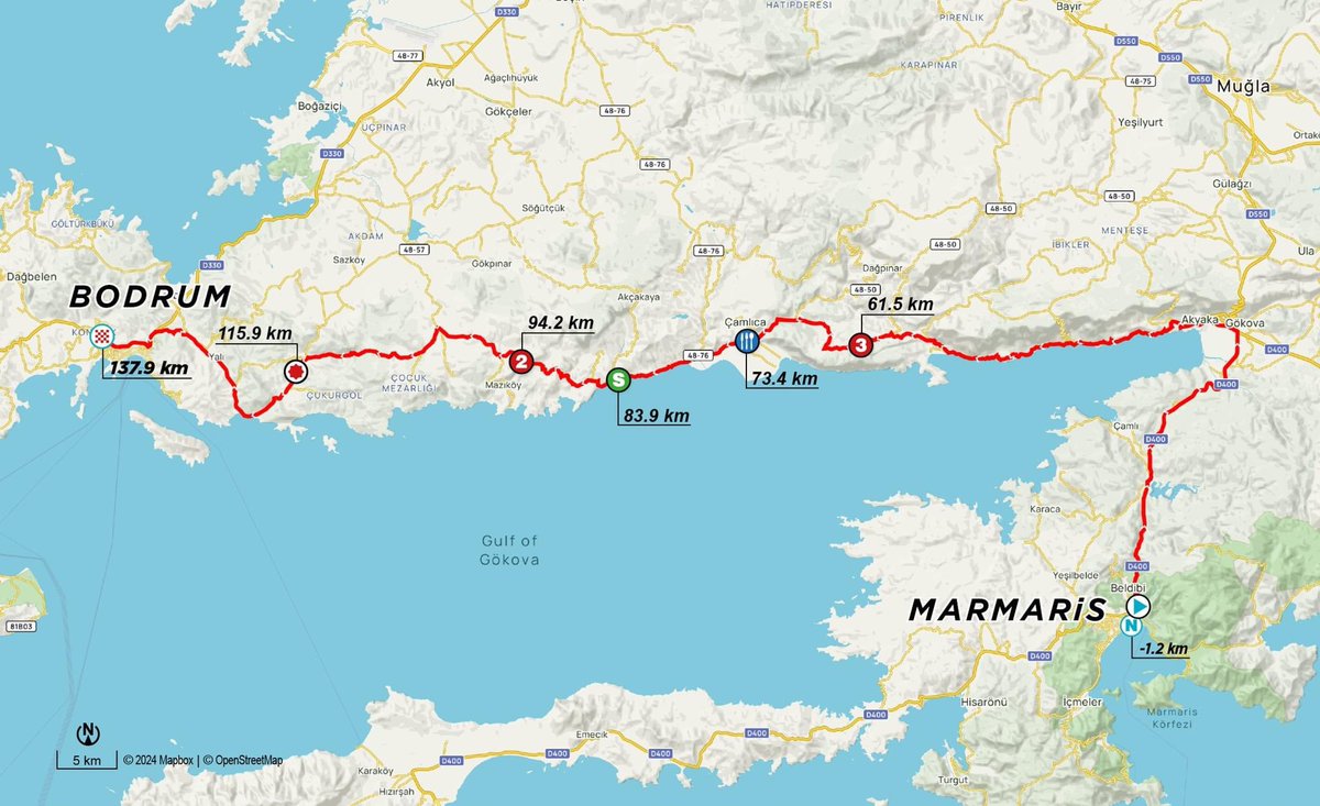 Biz hazırız... 3.Etap : Fethiye-Marmaris 160.7 km (23 Nisan,2024) 4.Etap : Marmaris-Bodrum 139.1 km (24 Nisan,2024) 5.Etap : Bodrum-Kuşadası 184.2 km (25 Nisan,2024 @tourofturkiye @trbisikletfed @GSB_Mugla @tcmuglavaliligi @kazimsinop @idrisakbiyik