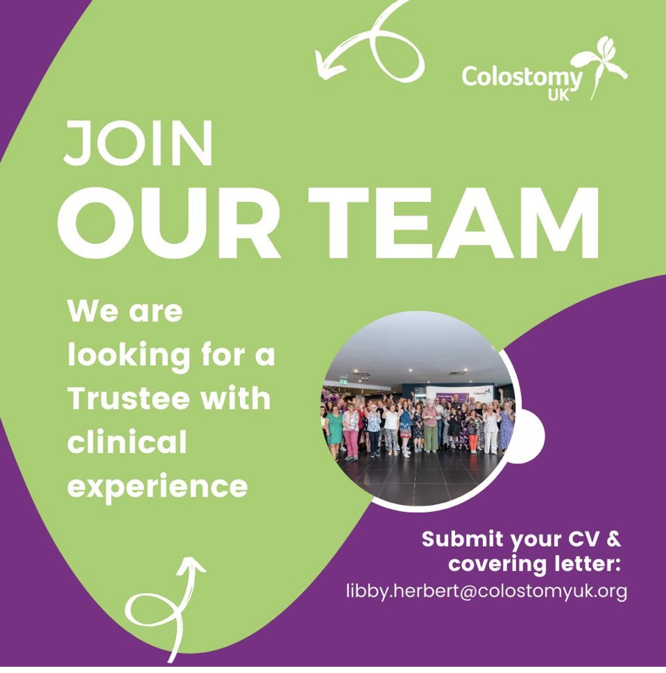 All while giving back to a cause you are passionate about. ⬇️⬇️⬇️ Becoming our next Trustee with Clinical Experience could boost your health, happiness, career and confidence. Join our team colostomyuk.org/wp-content/upl…