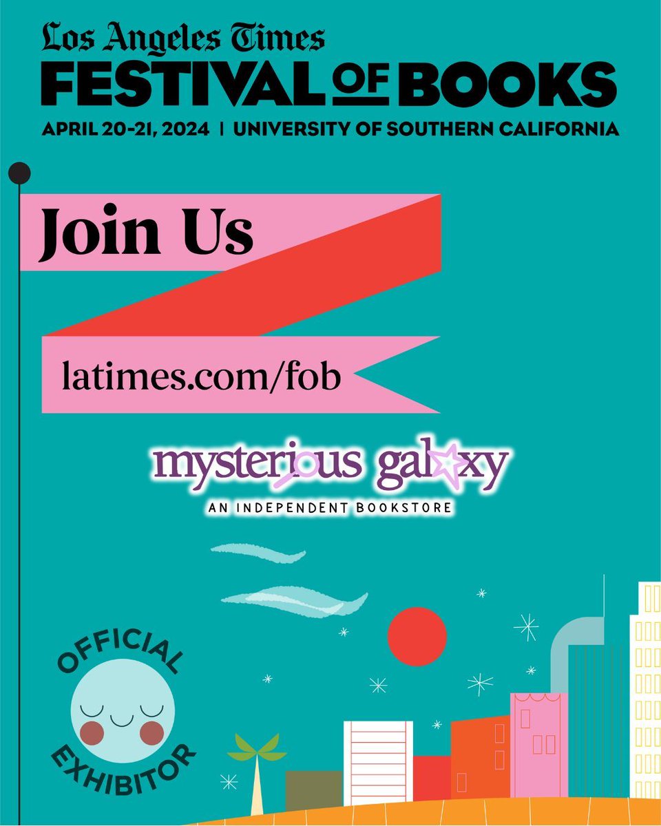 🎉Who''s ready for a fully BOOKED weekend? Join us Saturday, April 20 through Sunday, April 21 at the LA Times Festival of Books on the lovely campus of the University of Southern California! @latimesfob