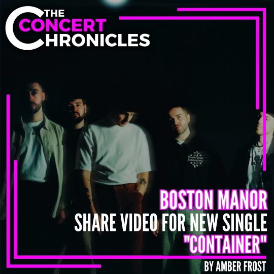 concertchron's tweet image. Boston Manor share video for new single &quot;Container&quot;.
#bostonmanor #sharptonerecords #newsingle #newmusic #music #alt #alternative #newreleases #press #media

🔗-theconcertchronicles.com/post/boston-ma…