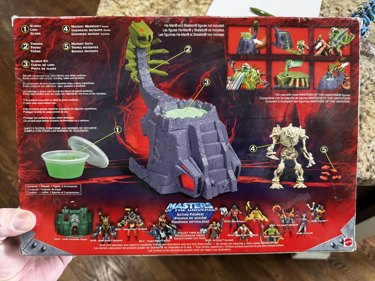 Todays mail call is the 200x Slime Pit. Still NIP, I must say I am worried about the slime in there!!!!  

#MotU #MastersOfTheUniverse