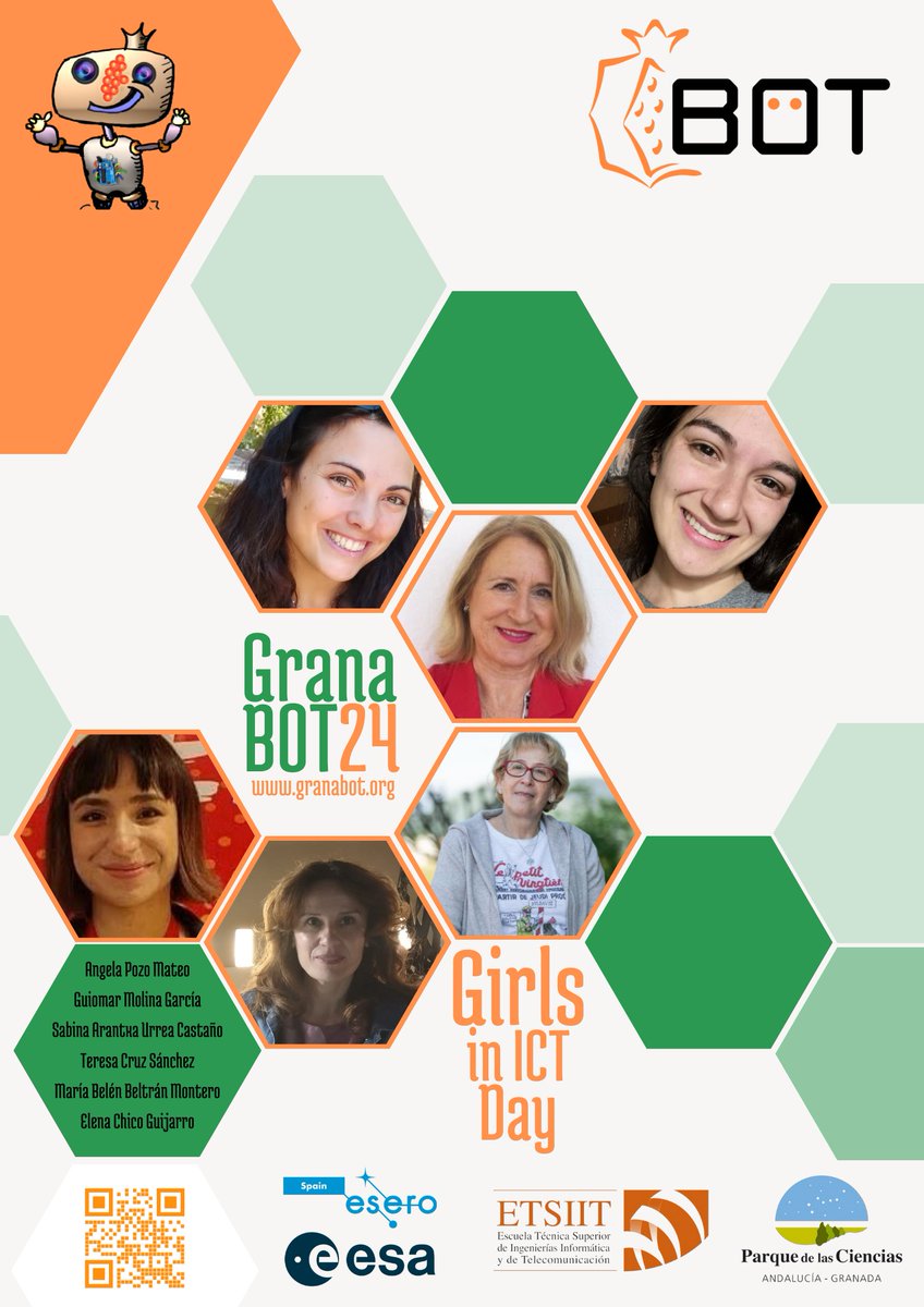 Actualizamos el Cartel_GirlsInICTDay. No os lo podéis perder!!!!!! 🦾💪🦾💪@ParqueCiencias@EseroSp@ETSIIT_UGR@GreeningGroup_@COITIGR@RedAnd_Robotica@arduinoblocks@Createc3D@AtigraMakers