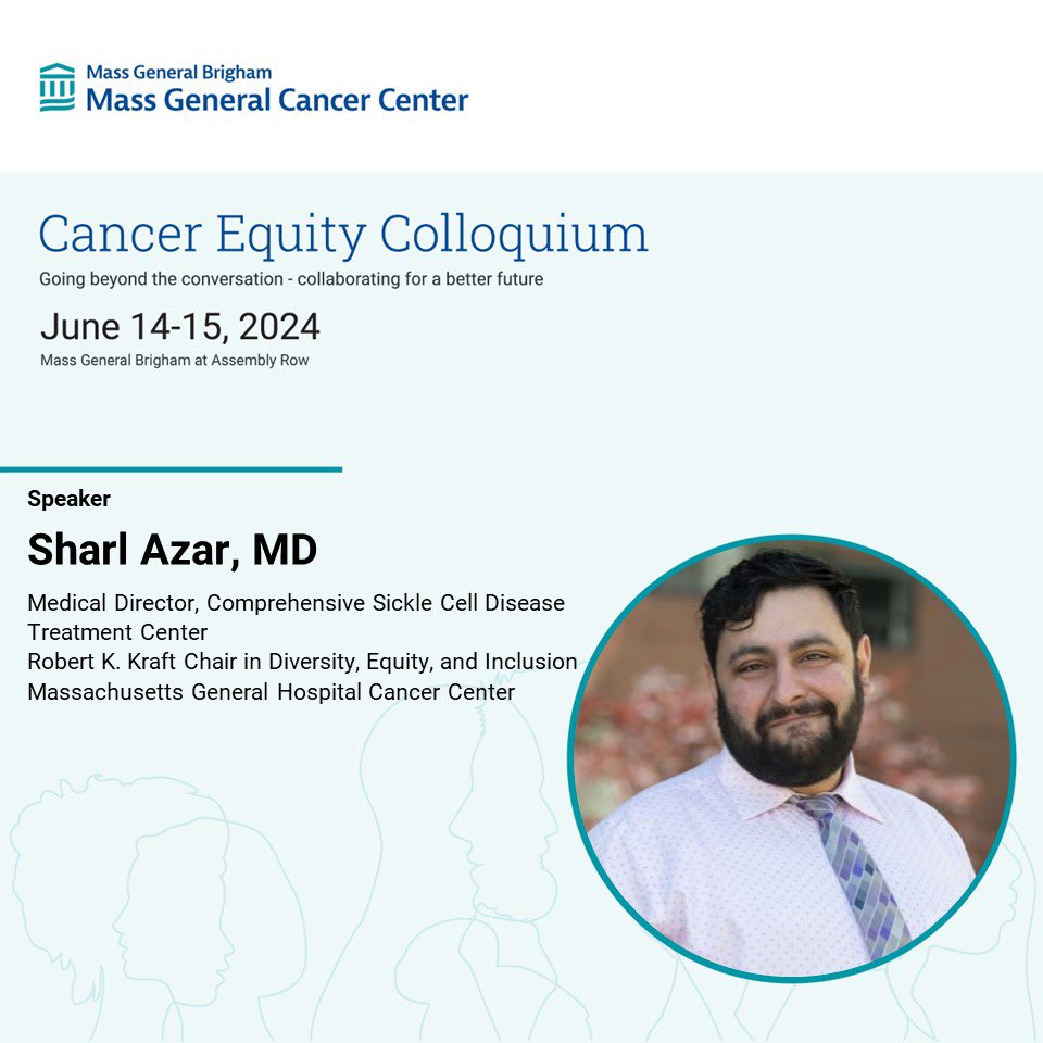 Excited to be sharing the story of #SickleCell and our incredible #SCDWarriors @MGHCancerCenter’s 2024 #CancerEquityColloquium in June! Many thanks to the organizers for inviting us. All are welcome to join! Learn more & save your seat: tinyurl.com/mryjj68b @MassGenBrighCPD