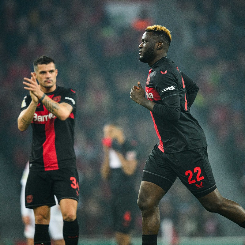 bayer04_en's tweet photo. ๐ณ๐ฌ๐ Abeg. @boniface_jrn returns ๐ฅ๐
#B04F95 #ForOurDream | #Bayer04 #Werkself
