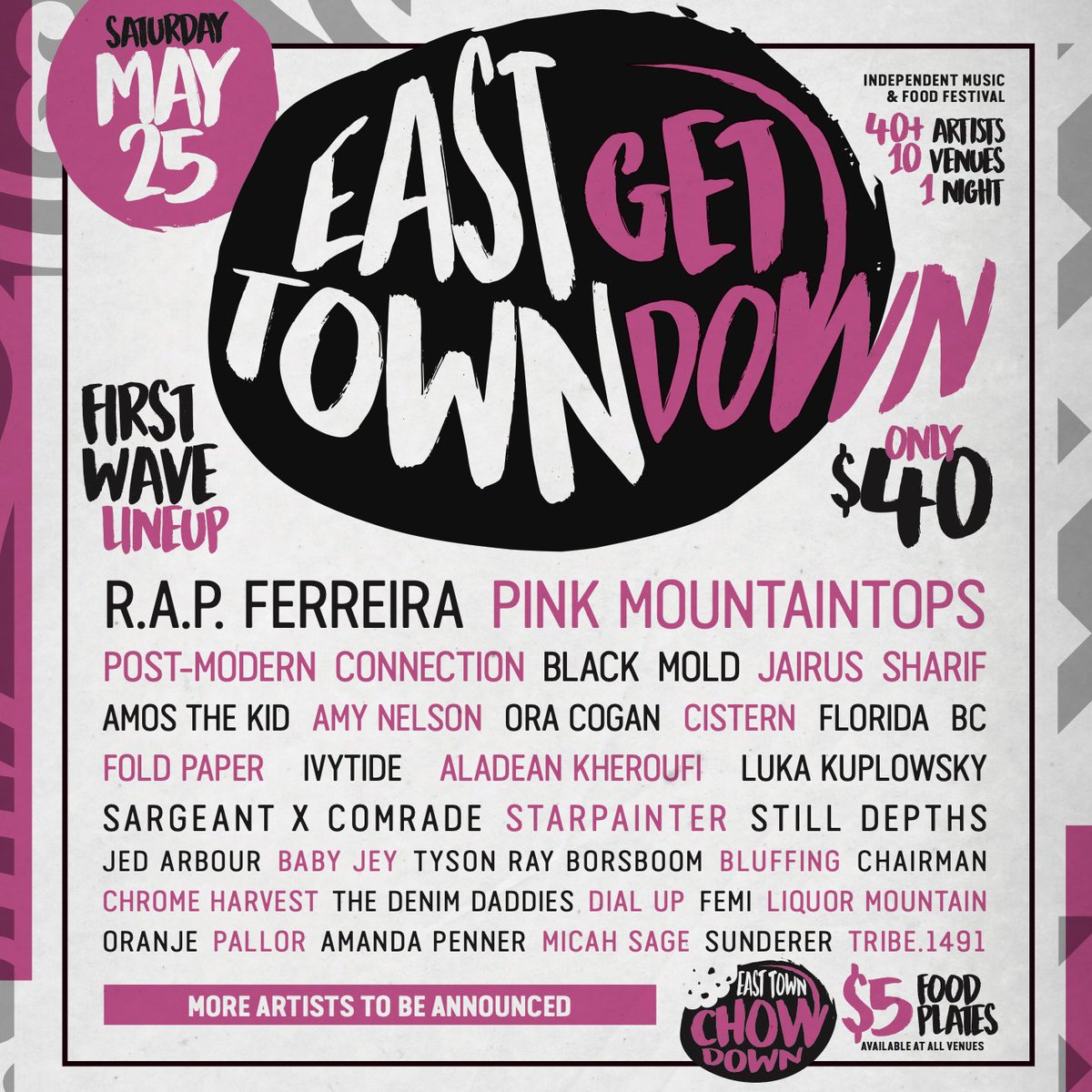StarpainterBand's tweet photo. We get to play East Town Get Down in Calgary next month! With a whooole lot of other great acts too. Gonna be a lovely time! Thanks East Town Get Down for having us along! ๐บ
.
#etgd2024 #MusicCalgary @Music_Calgary @villagebrewery @CJSW @readxrange @CalgaryArtsDev @intavebrz https://t.co/kPX2rGg6mH