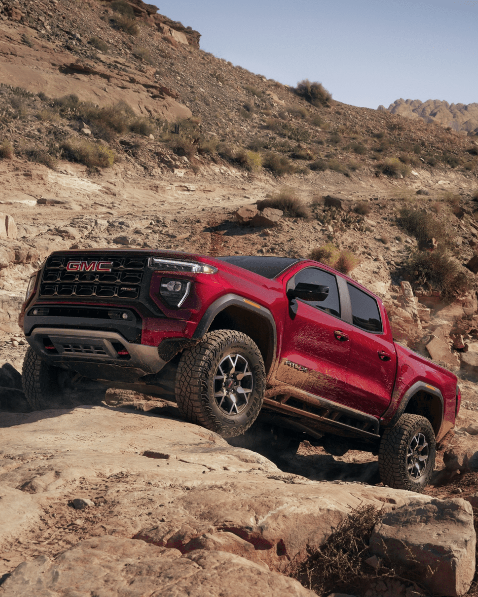 Rock the off-road. #GMCCanyon #AT4X