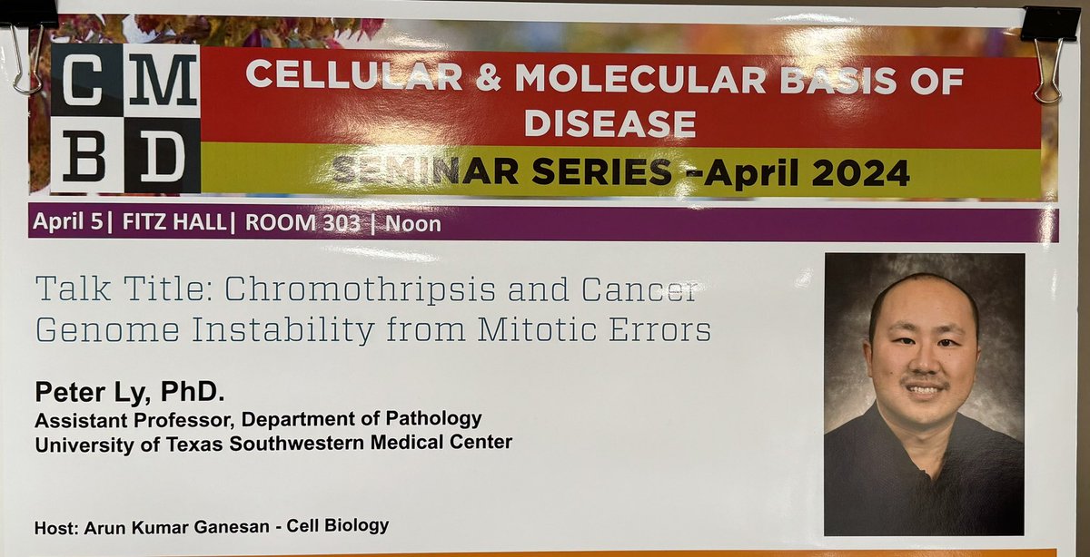 genome_voyager's tweet image. Happy to host @PeterLyLab here @UNMHSC @UNMCCC @UNM for the CMDB seminar series. We are excited to hear his ground breaking research on #chromosome breaks &amp;amp; #cancer genome instability.